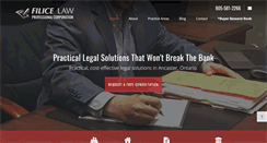 Desktop Screenshot of filicelaw.ca